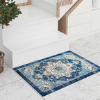 Easy-Going Boho Area Rug 3x5 Entryway Rug Washable Inside Door Mats - Image 6