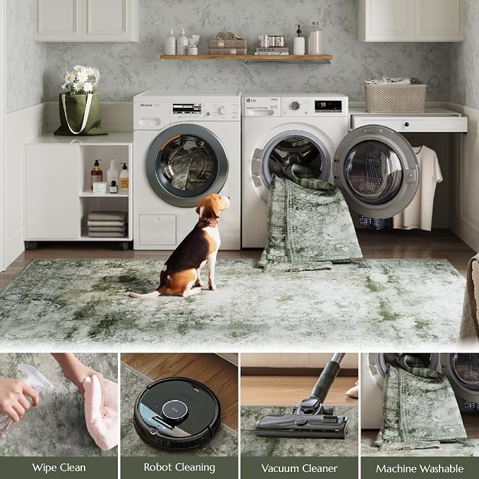 jinchan Washable Area Rug 6x9 for Living Room - Image 7