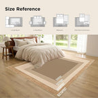Bedsure 8x10 Printed Jute Rug for Living Room, Machine Washable Rugs, Jute-Look - Image 8