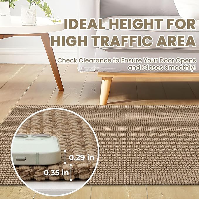 Braided Runner Rug 3x16 Ft Washable Runners - Image 2