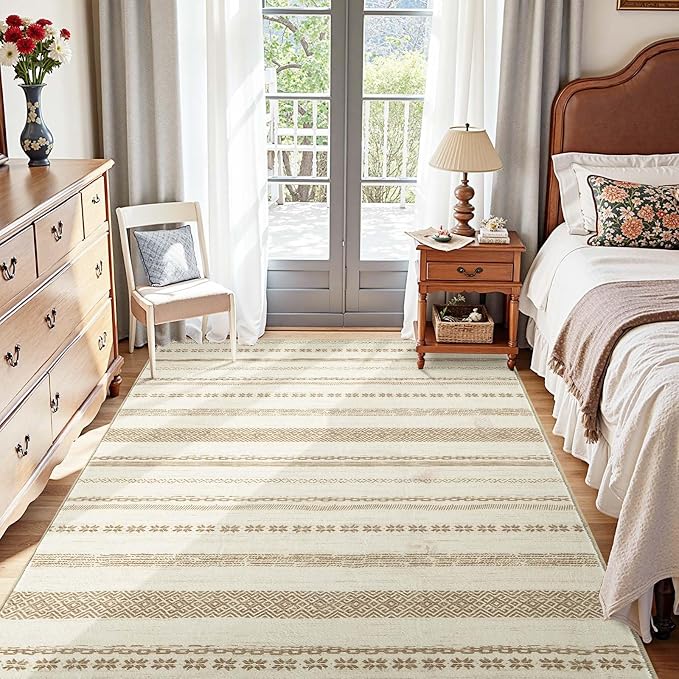 jinchan Boho 4x6 Area Rugs by JINCHAN