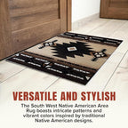 YHSF South West Native American Area Rug C318 - Image 7