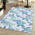 Tritard Coastal Sea Turtles Area Rugs Beach Themed Nautical Starfish Coral by Tritard