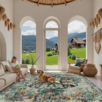 Lahome Area Rugs 9x12 Living Room Boho Washable Rugs 9x12, Large Boho Rugs - Image 8