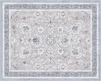 Phantoscope Washable Area Rug 8'x10' Non-Slip, Vintage Neutral Rugs - Image 2