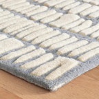 Dash and Albert Roark Pewter Blue Hand Tufted Wool Rug, 3 X 5 Feet - Image 5