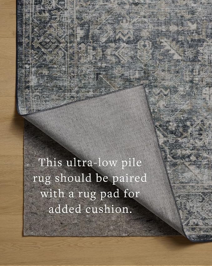 Loloi Amber Lewis Josie Collection JOS-01 Ocean/Natural 2'-6" x 10'-0" - Image 2
