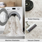 FMFUNCTEX Entryway Rug 2x3 Washable Beige Vintage Distressed Door Mat Non Slip - Image 6