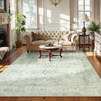 Lahome Vintage 5x7 Washable Green Rugs - Image 8