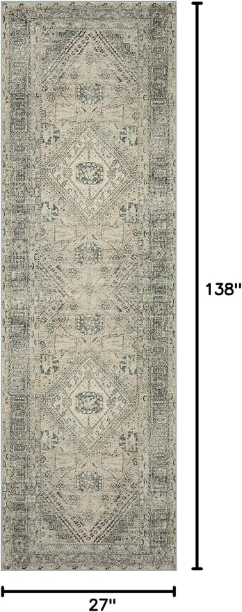 Loloi Magnolia Home by Joanna Gaines Sinclair Collection SIN-04 Natural/Sage - Image 2