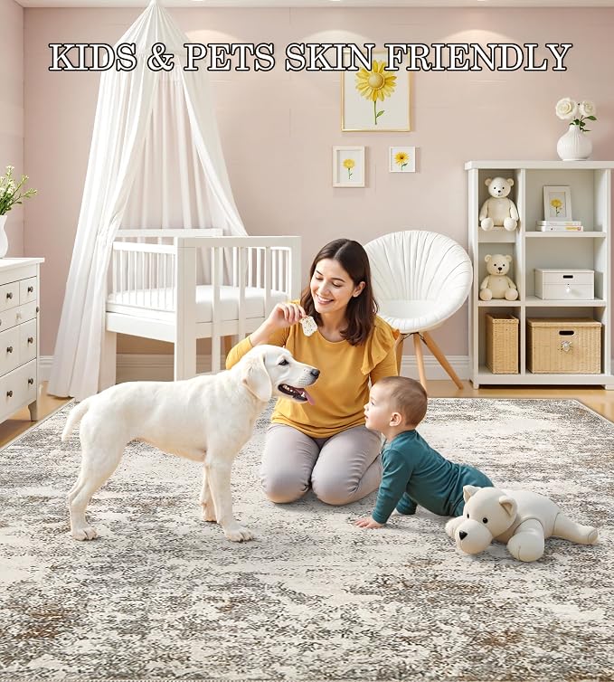 5x7 Washable Area Rugs - Image 7