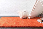 Unique Loom Solid Shag Collection Area Rug - Image 3