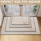 Door Mat 31"x47", Dirt Resistant and Absorbent, Non-Slip Rubber Backing Floor - Image 2