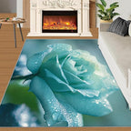 4x6 Blue-Rose Cafe Rug - Image 2