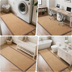 Washable Runner Rug 3x5 Jute Like Entryway Indoor Runner Mat Rugs Non Slip - Image 7