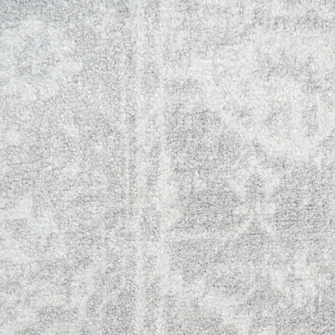 Nourison Home Astra Machine Washable Grey 6'7" x 9' Area Rug - Image 7