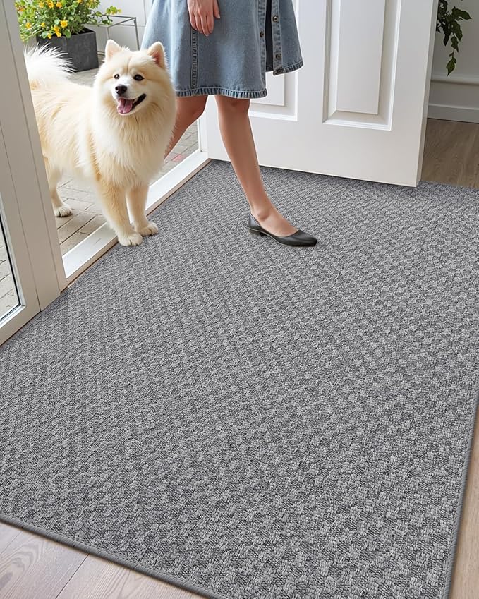 Color&Geometry Large Front Door Mat Indoor Entrance Non Slip Rubber Backed by COLORG