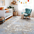 WITSHOCK 8x10 Area Rugs for Living Room: Washable Abstract Large Rug for Dining - Image 4