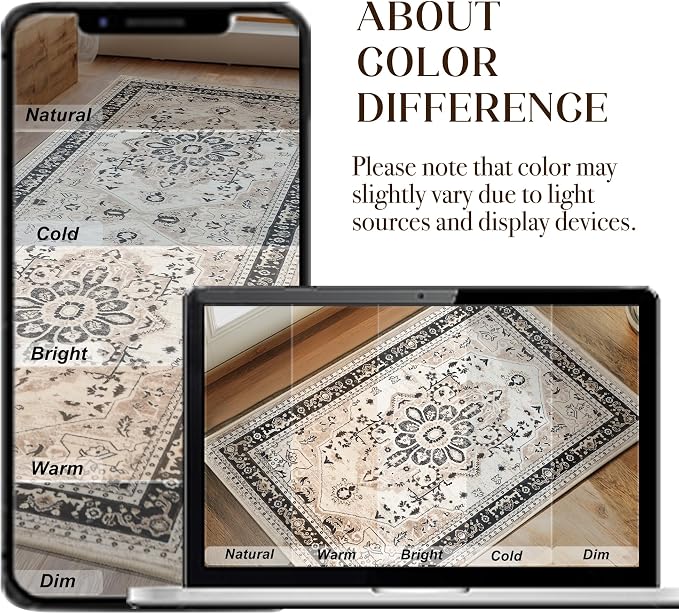 XWZO Washable Hallway Runner Rug 2x8ft — Non-Slip Low Pile Area Rug - Image 7