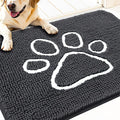 OLANLY Dog Door Mat for Muddy Paws 30x20, Paw Print Design, Absorbs Moisture by OLANLY