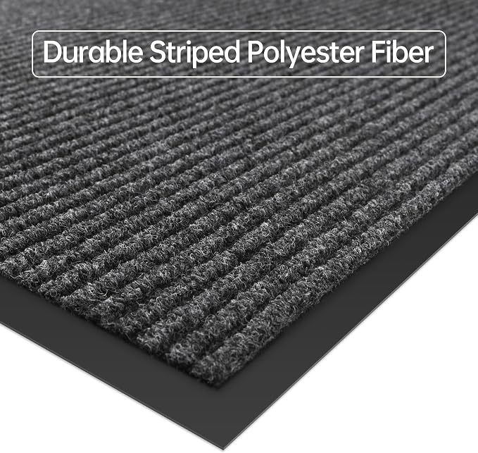 Front Door Mat, Commercial Floor Entrance, Low Profile, Durable Rubber Backing - Image 3