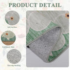 DUKINO 2x5 Runner Rug for Hallway, Washable Kitchen Floral Runner Rug - Image 5