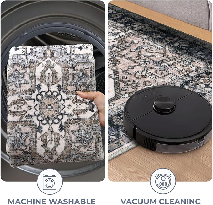 KOZYFLY Area Rug 4x6 Ft Washable Rugs - Image 5