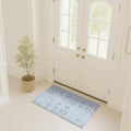 Turkish Rug. Washable Vintage Oriental Antique Inspired Traditional Doormat by FameRugs
