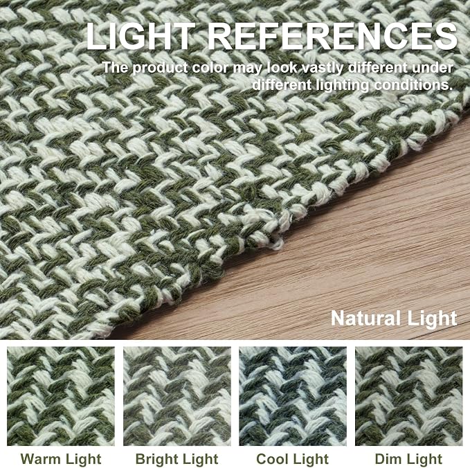 Collive Long Carpet Runners for Hallway 2x8ft, Washable Low Profile Front - Image 8