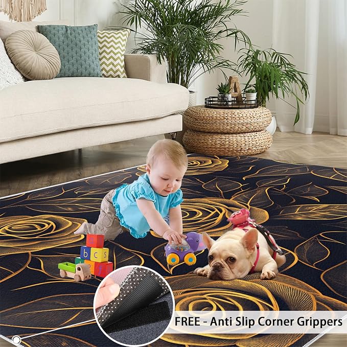 Rose Rugs for Bedroom - Image 5