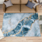 5x6 Abstract Marble Rugs for Office by Unknown