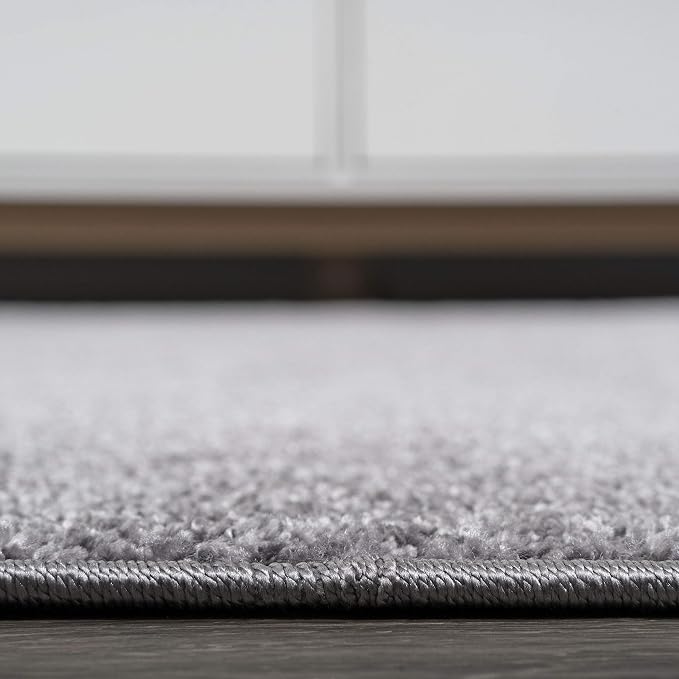 JONATHAN Y Haze Solid Low-Pile Gray Indoor Area Rug 12x15, Minimalist, - Image 8
