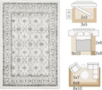 jinchan Floral Area Rugs 4x6 - Image 2