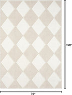 Abani Cream Area Rug for Living Room, Bedroom - Image 2
