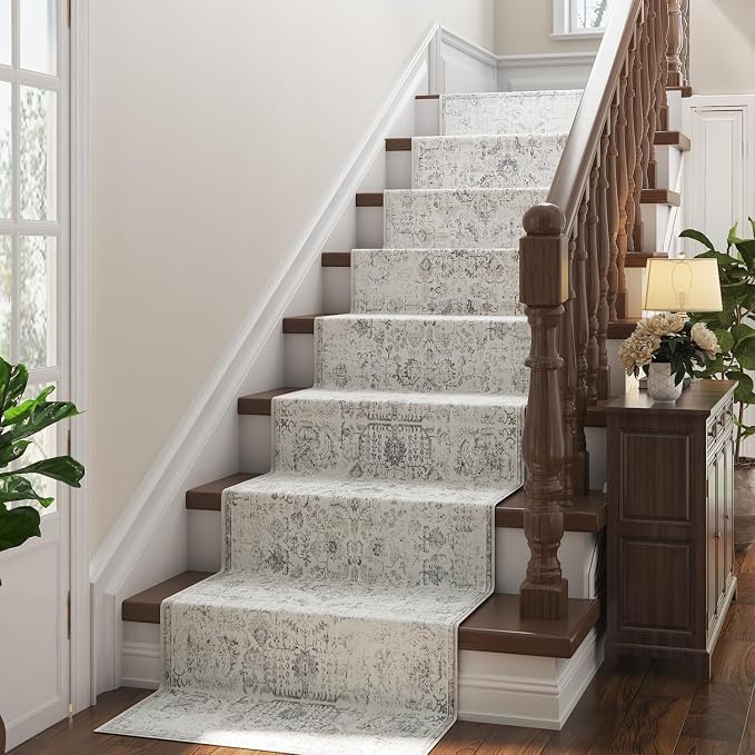 jinchan Kalen Runner Rug 2x10 Washable Hallway Rug Vintage Indoor Thin Retro - Image 7