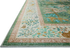 Loloi Rifle Paper Co. Canopy Collection CNP-02 Sage/Blush 3'-9" x 3'-9" Round - Image 3