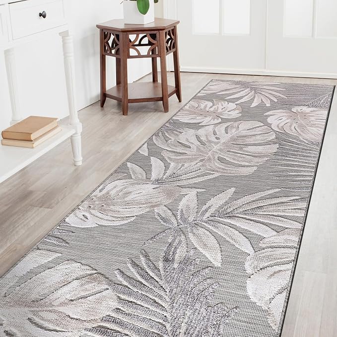 CAMILSON Runner Outdoor Rugs Oriental Retro Traditional Floral Medallion Area - Image 4