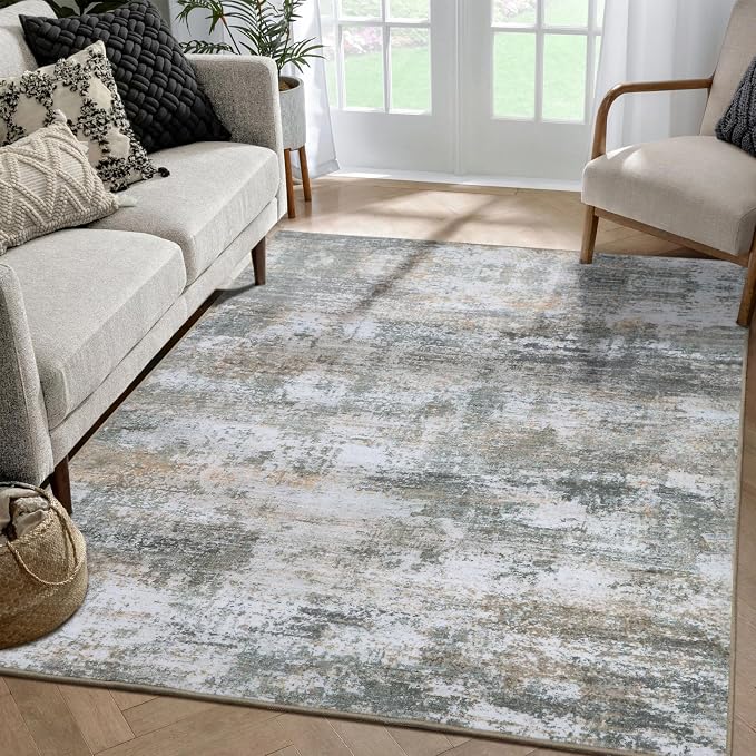 WILLSUN Washable Area Rugs, 4x6 Non-Slip Boho Large Area Rugs - Image 8
