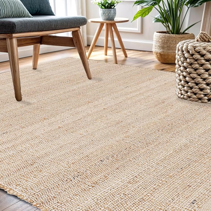 REDEARTH · Jute Cotton Area Rug - Image 4
