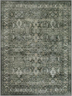 Lahome Boho Green Area Rugs 9x12 Living Room, Washable Large Rugs - Image 9
