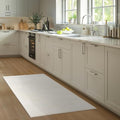 Abani Cream Area Rug for Living Room, Bedroom- Zen Reiki Pattern- 2'6" x 6' by Abani