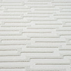 Abani Cream Area Rug for Living Room, Bedroom -Geometric Pattern - Image 7
