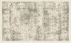 RUGGABLE Washable Vintage Area Rug – Sarrah Sage 3x5, Stain-Resistant, Non-Slip by RUGGABLE