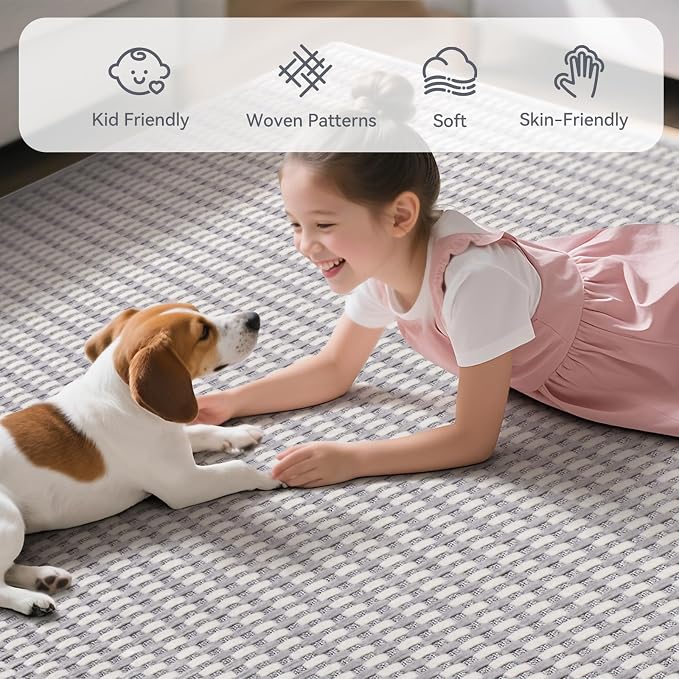 2x3 ft Indoor Door Mat Entryway Rug Non Slip Woven Washable Area Rugs Kitchen - Image 3