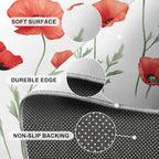 Little Red Flower Rugs for Bedroom - Image 6
