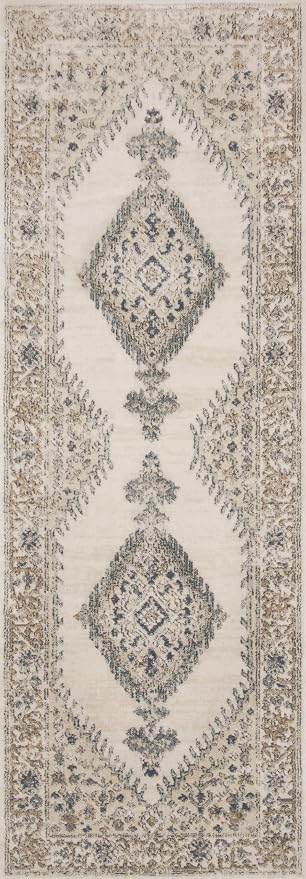 Loloi Teagan Collection TEA-02 Oatmeal/Ivory 5'-3" x 7'-6" Area Rug, Soft - Image 10