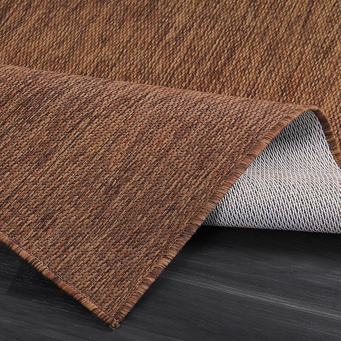 CAMILSON Outdoor Rug 8x10 Modern Area Rugs - Image 4