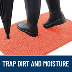 OLANLY Dog Door Mat for Muddy Paws 47x32, Absorbs Moisture and Dirt, Absorbent - Image 2