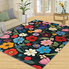 Boho Flowers Rugs for Bedroom - Image 3