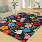 Boho Flowers Rugs for Bedroom - Image 3